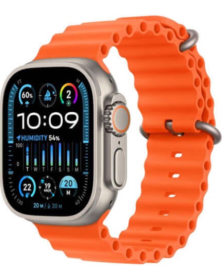 Apple Watch Ultra 2 GPS + Cellular, 49mm Orange Ocean Band
